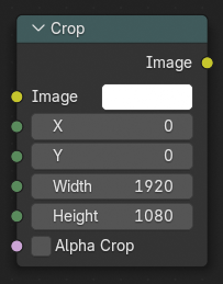 Crop Node.