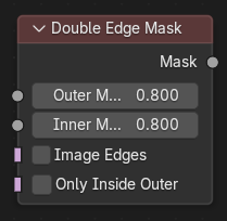 Double Edge Mask Node.