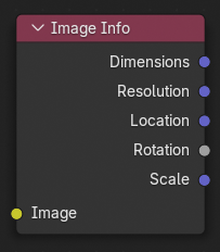Image Info Node.