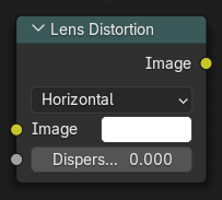 Lens Distortion Node.