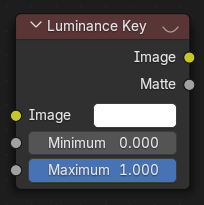 Luminance Key Node.
