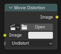Movie Distortion Node.