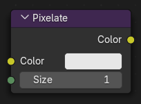 Pixelate Node.