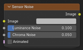 Sensor Noise Node.
