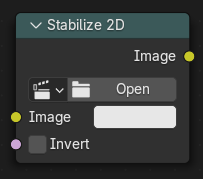 Stabilize 2D Node.
