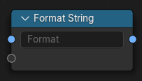 Format String node.
