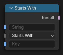 Match String node.