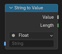 String to Value Node