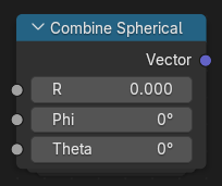 Combine Spherical node.