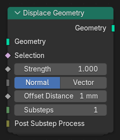 Displace Geometry node.