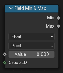 Field Min & Max Node.