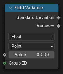 Field Variance Node.