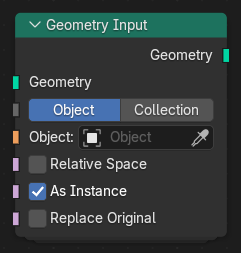 Geometry Input node.