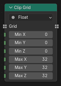 Clip Grid node.