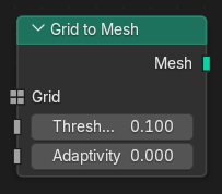 Grid to Mesh node.
