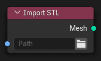 Import STL node.