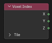 Voxel Index node.