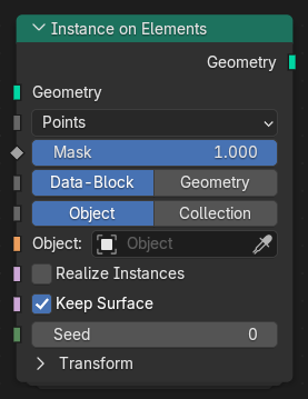 Instance on Elements node.