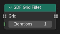 SDF Fillet node.