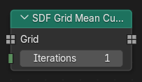 SDF Grid Mean Curvature node.