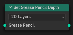 Set Grease Pencil Depth Node.