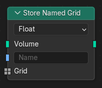 Store Named Grid node.